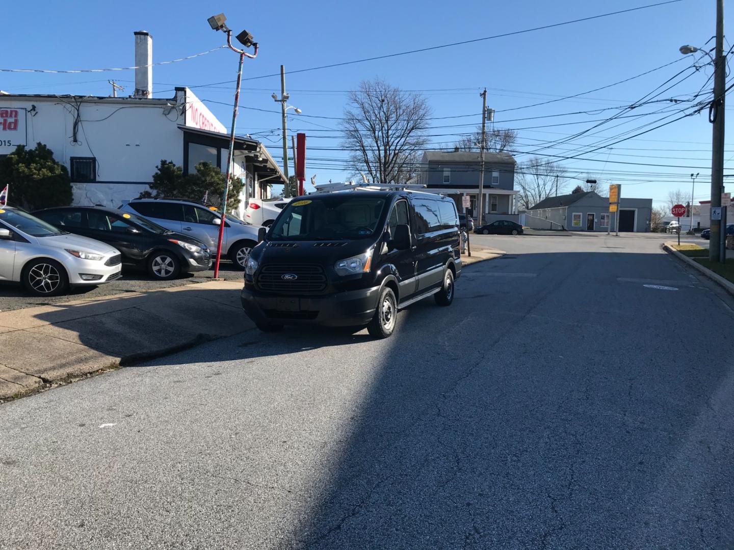 2016 Black /Gray Ford Transit 150 (1FTYE1YM4GK) with an 3.7 V6 engine, Automatic transmission, located at 577 Chester Pike, Prospect Park, PA, 19076, (610) 237-1015, 39.886154, -75.302338 - Photo#1